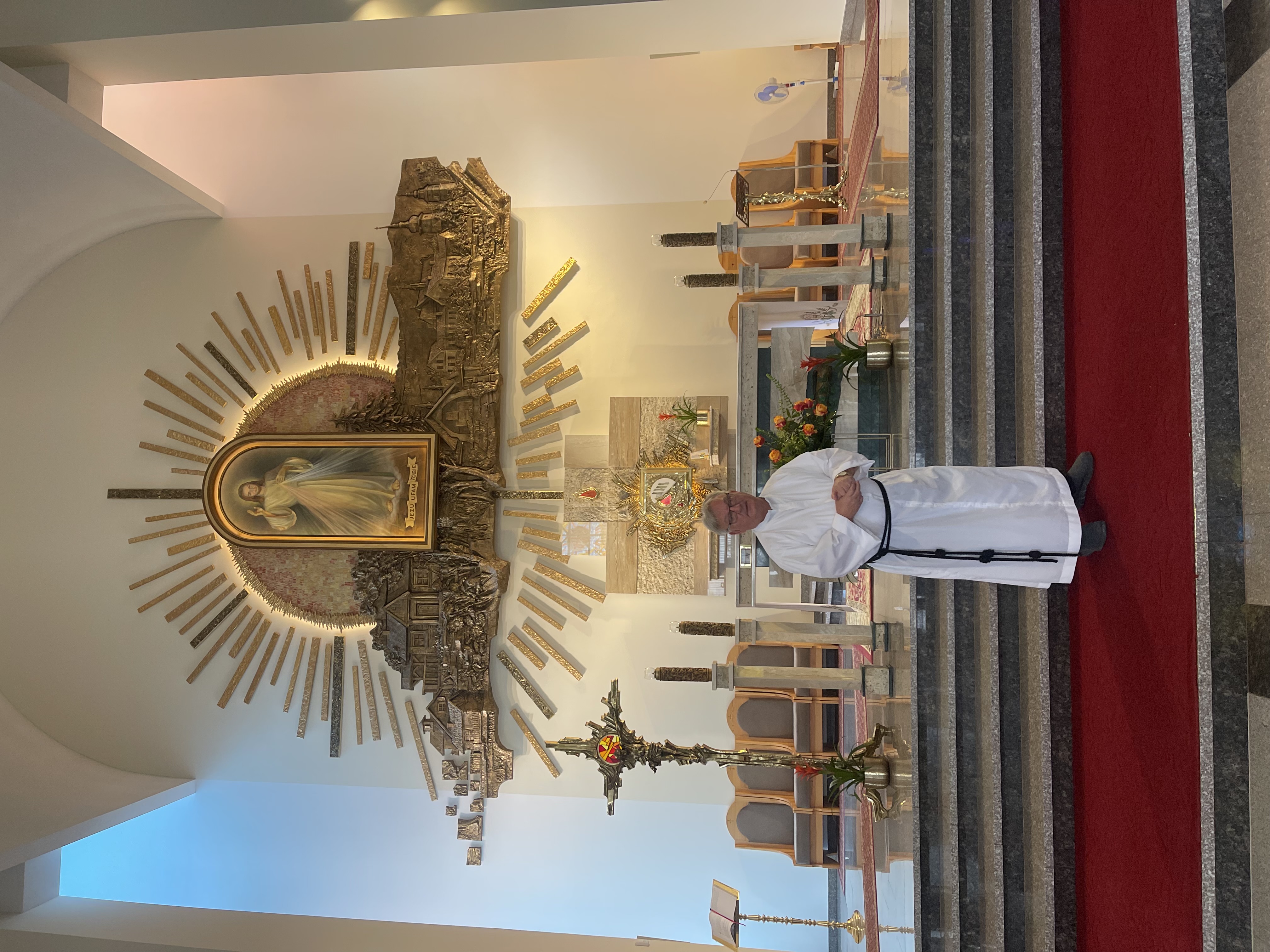Father Chris at the Church