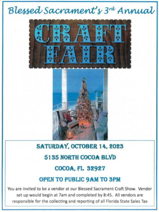 Blessed Sacrament Craft Fair